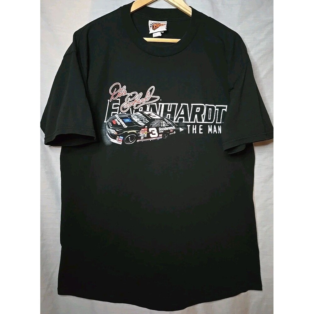 Dale Earnhardt T-Shirt Large Vintage Y2K The Man Nascar Racing Tee Winner's Circ